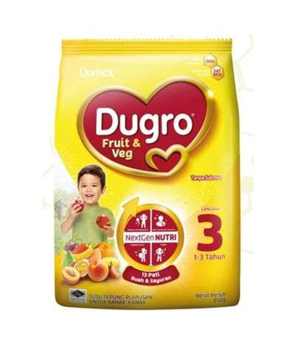 DUMEX DUGRO 3 PLUS 850G FRUIT & VEGETABLE