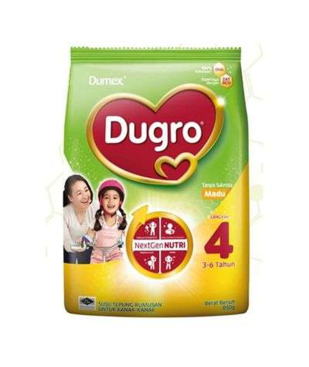 DUMEX DUGRO 4 PLUS 850G HONEY