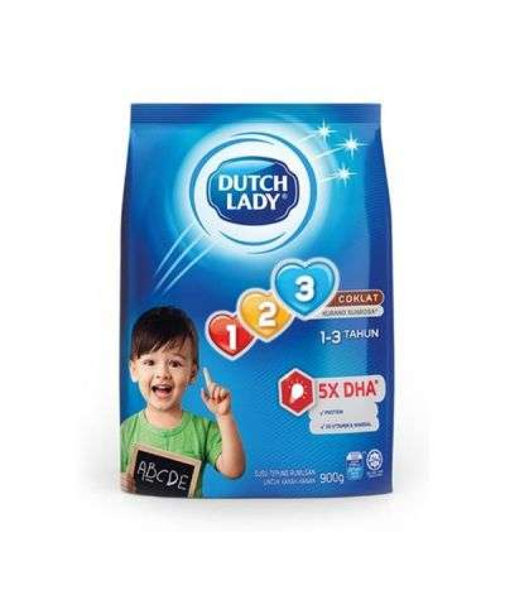 DUTCH LADY 123 850G CHOCOLATE