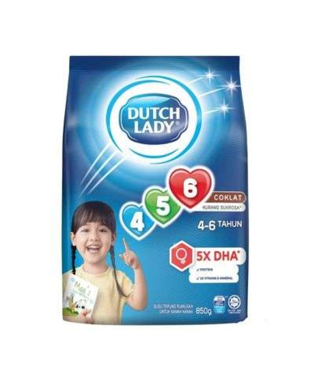 DUTCH LADY 456 850G CHOCOLATE