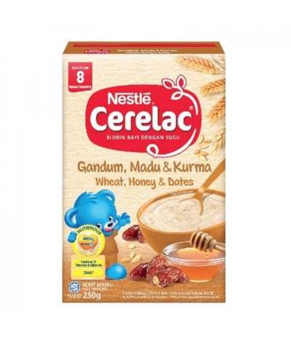 NESTLE CERELAC 250G BL WHEAT, HONEY & DATE