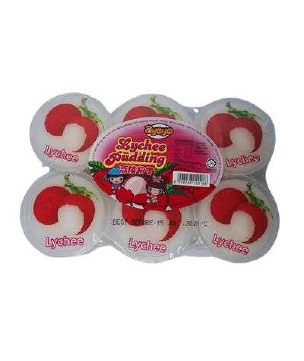 AYOYO PUDDING 6PCS  LYCHEE