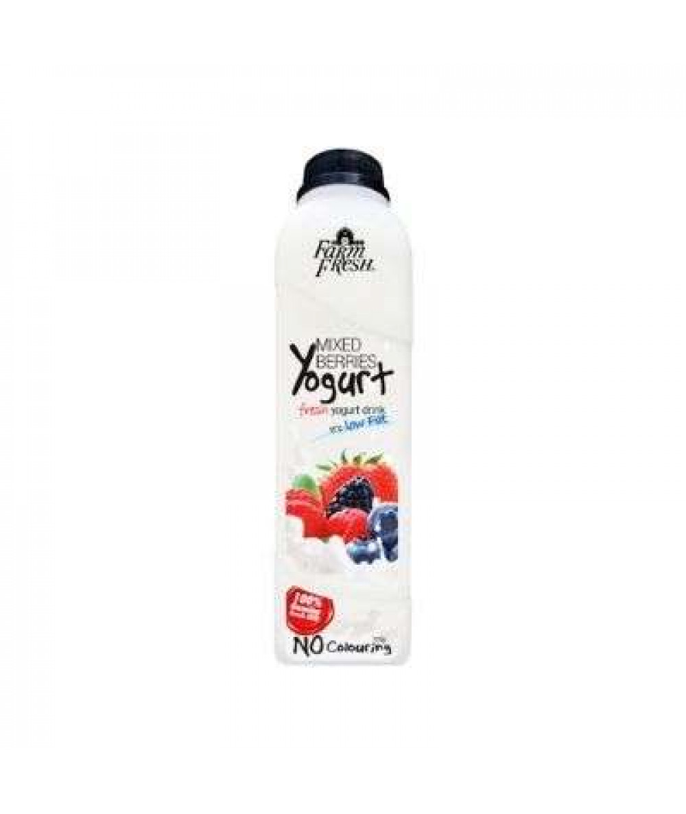 FARM FRESH YOGURT DRINK 700ML MIXBERRIES