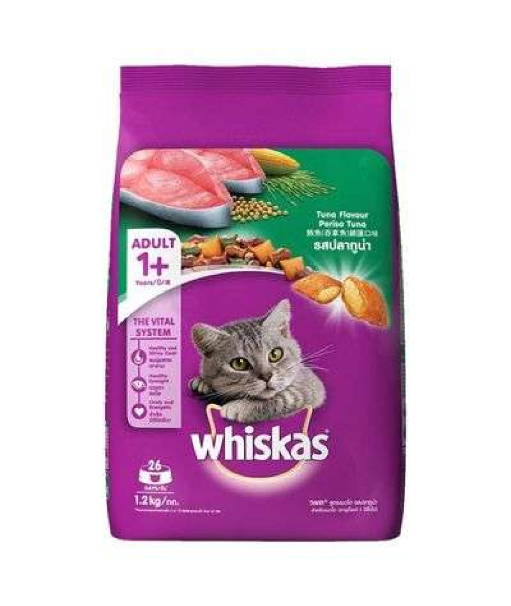 WHISKAS POCKETS 1.2 KG TUNA DRY