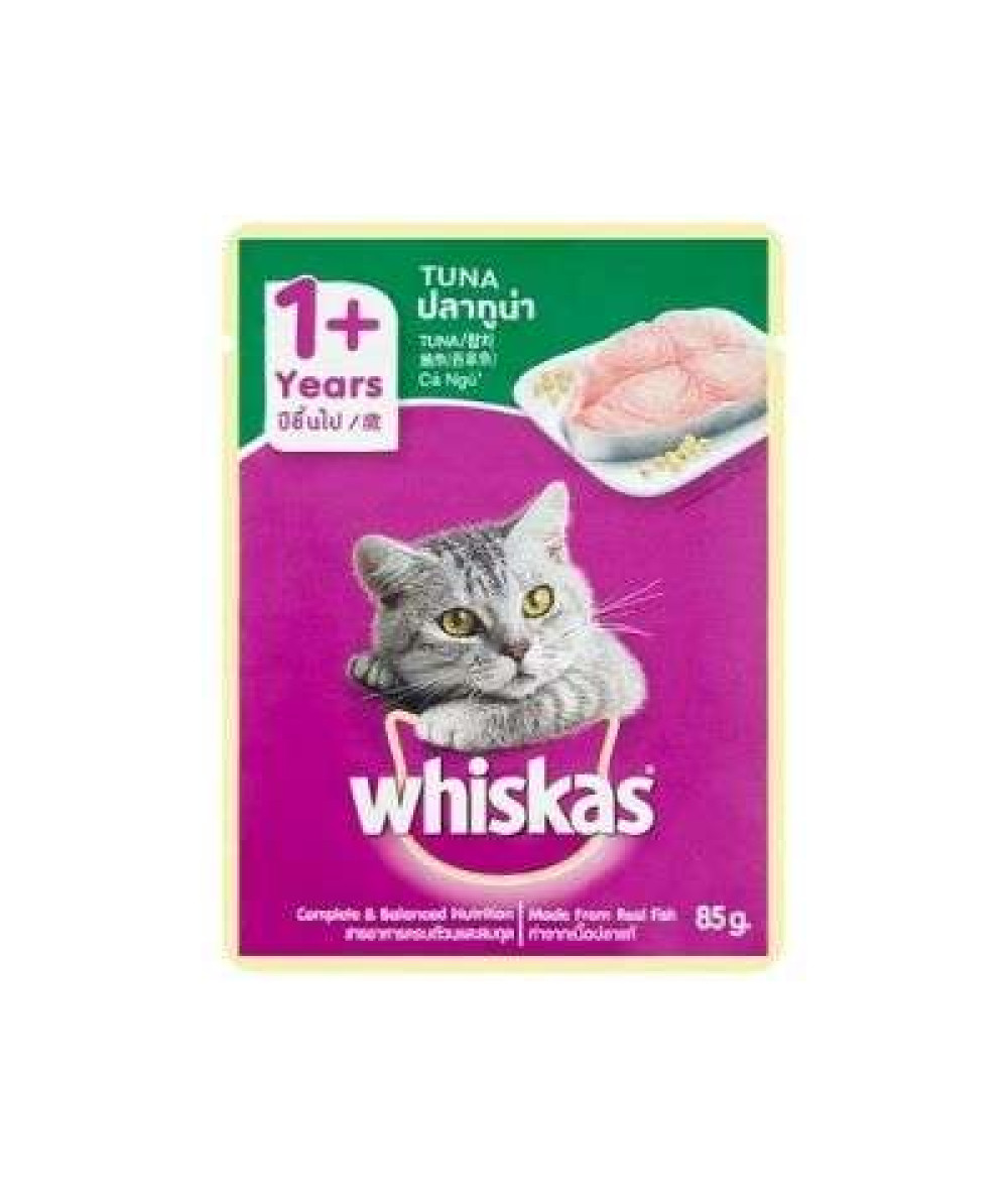 WHISKAS POUCH 80G TUNA WET