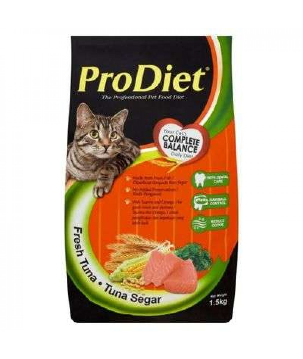 PRODIET CATFOOD 1.5KG FRESH TUNA (DRY)