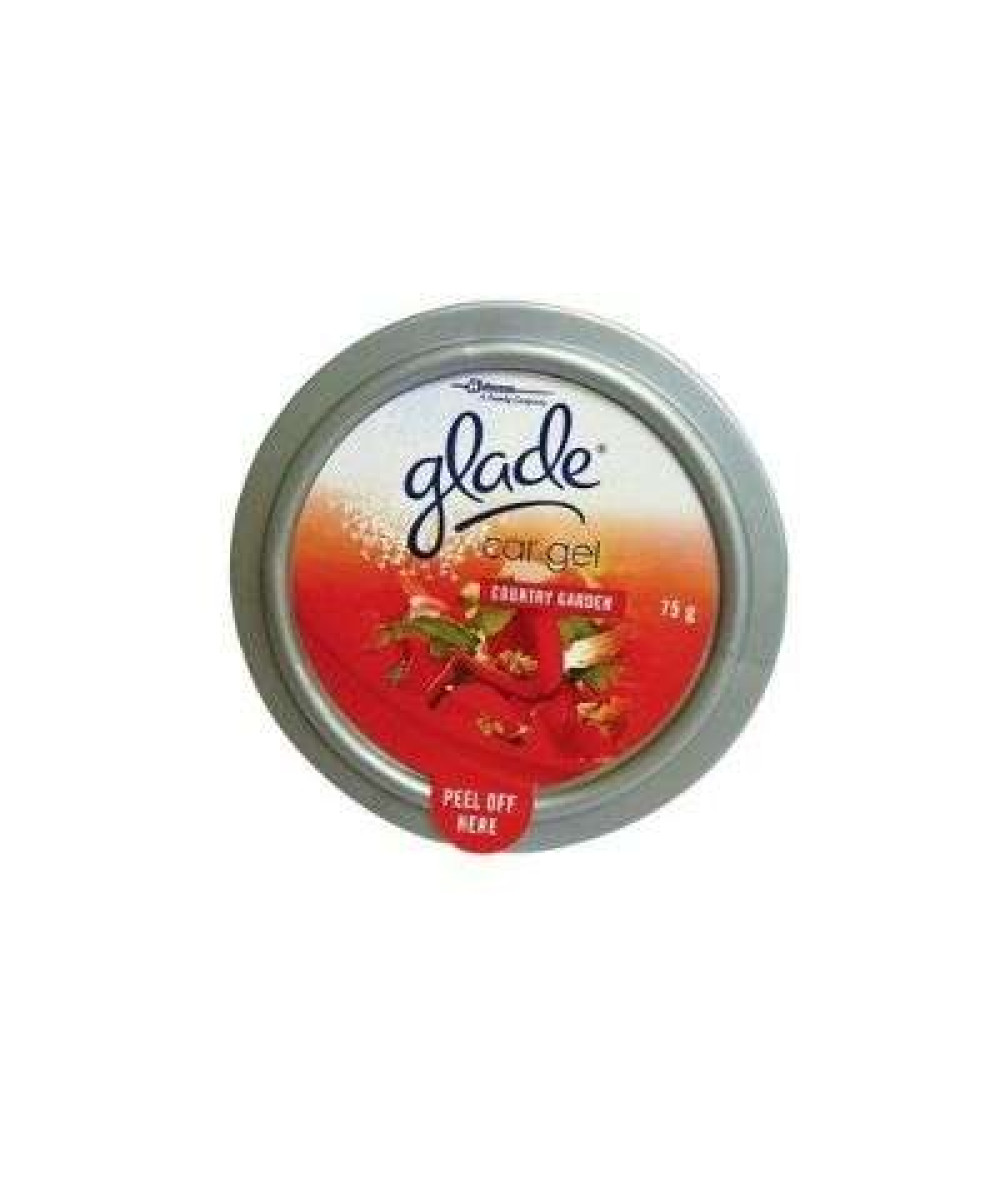 GLADE CAR GEL 75G COUNTRY GARDEN